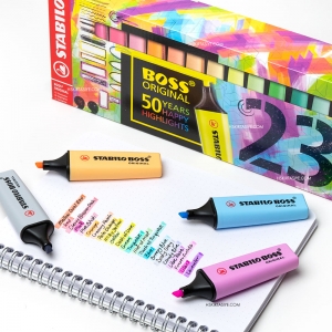 Stabilo - Stabilo Boss Original 50. Yıl Özel Seri 23 Renk İşaretleme Kalemi Seti 5936 (1)
