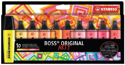 Stabilo Boss Original Arty Sıcak Renkler İşaretleme Kalem Seti 10 Lu 7786