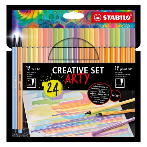 Stabilo Creatıve Set Arty 24'lü Pen + Point 8868/24-1-20
