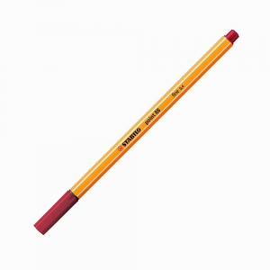 Stabilo Point 88 0.4 mm Fineliner Marker Koyu Kırmızı 88/50 3887 - Thumbnail