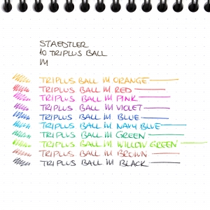 Staedtler Triplus Ball M Brilliant Colours 10'lu Tükenmez Kalem Seti 437 MBSB10 8855 - Thumbnail
