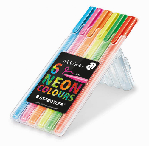 Staedtler Triplus Color Neon Colours 6'lı Set 1.0 mm 323 SB6CS1 1126