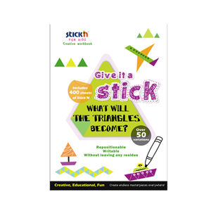 Stickn A4 Creative Workbooks Triangle 29022 0224 - Thumbnail