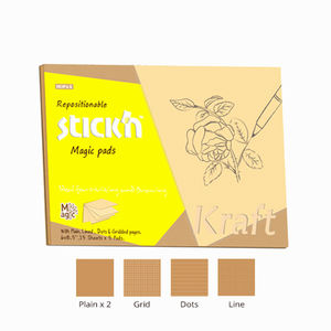 Stickn A5 Kraft Magic Pads Yapışkanlı Not Kağıtları 21809 8099 - Thumbnail