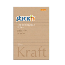 Stickn Kraft Yapışkanlı Not Kağıdı 21641 - Thumbnail