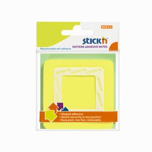 Stickn Pattern Adhesive Note Yapışkanlı Not Kağıtları Square 21541 - Thumbnail