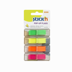 Stickn Pop-Up Flags 4 Neon Renk 26017 - Thumbnail