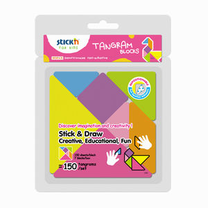Stickn Tangram Blocks Yapışkanlı Not Kağıtları 29025 0255 - Thumbnail