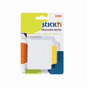 Stickn Tracking Notes Yellow Yapışkanlı Not Kağıtları 21484 - Thumbnail