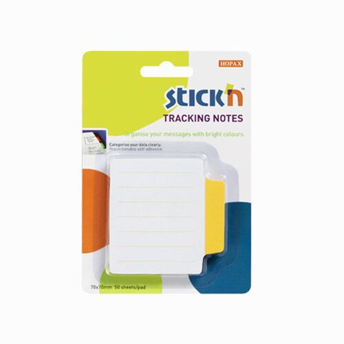 Stickn Tracking Notes Yellow Yapışkanlı Not Kağıtları 21484