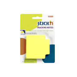 Stickn Tracking Yapışkanlı Not Kağıdı Sarı 21478 - Thumbnail
