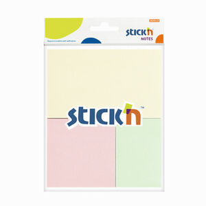 Stickn Yapışkanlı Not Kağıdı Pastel Renkler 21257 - Thumbnail