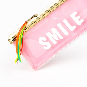 Syloon Smile Şeffaf Kalem Çantası 7750 - Thumbnail