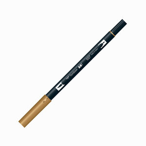 Tombow Dual Brush Pen 027 Dark Ochre - Thumbnail
