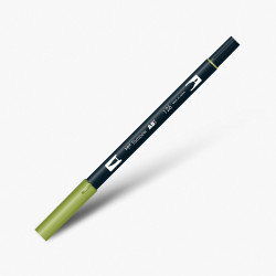 Tombow Dual Brush Pen 126 Light Olive 1238 - Thumbnail