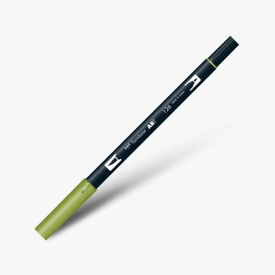 Tombow Dual Brush Pen 126 Light Olive 1238