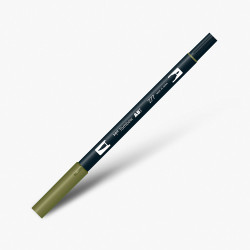 Tombow Dual Brush Pen 277 Dark Green 1429 - Thumbnail