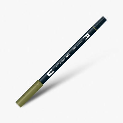 Tombow Dual Brush Pen 277 Dark Green 1429
