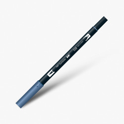Tombow Dual Brush Pen 528 Navy Blue 1696 - Thumbnail