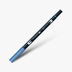 Tombow Dual Brush Pen 533 Peacock Blue 1719 - Thumbnail