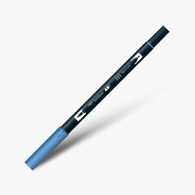 Tombow Dual Brush Pen 533 Peacock Blue 1719