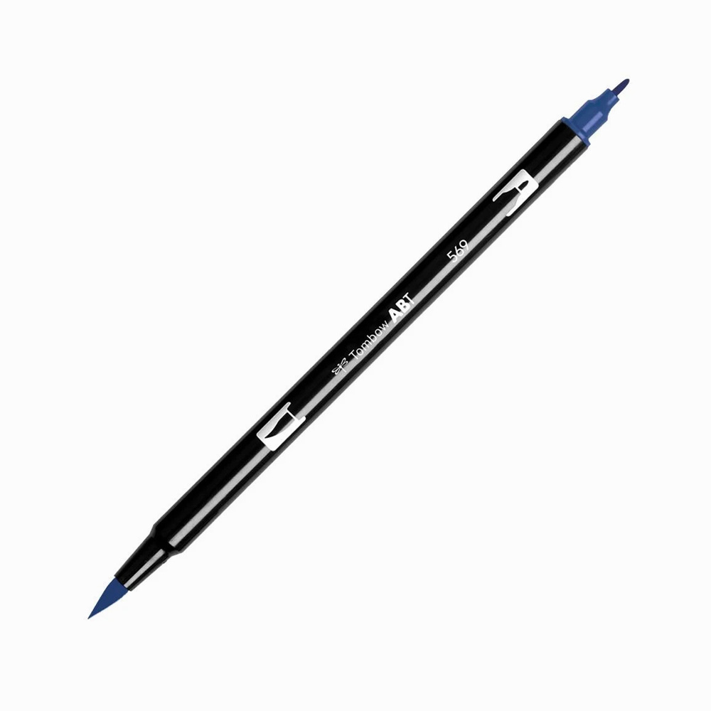 Tombow Dual Brush Pen 569 Jet Blue 9192