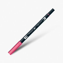 Tombow Dual Brush Pen 743 Hot Pink - Thumbnail