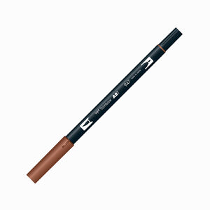 Tombow Dual Brush Pen 947 Burnt Sienna - Thumbnail