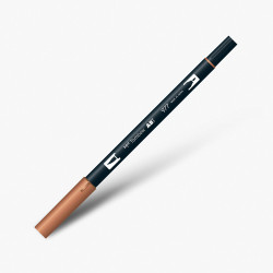 Tombow Dual Brush Pen 977 Saddle Brown - Thumbnail