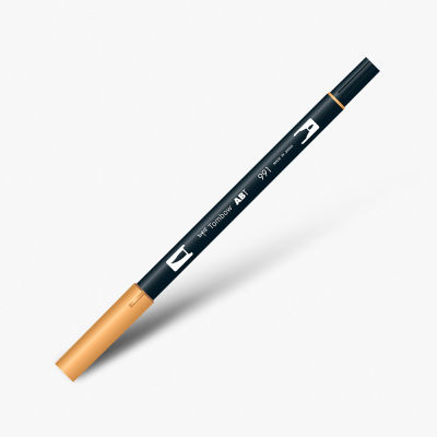 Tombow Dual Brush Pen 991 Light Ochre