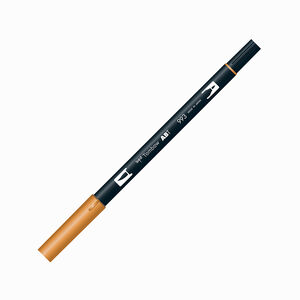 Tombow Dual Brush Pen 993 Chrome Orange - Thumbnail