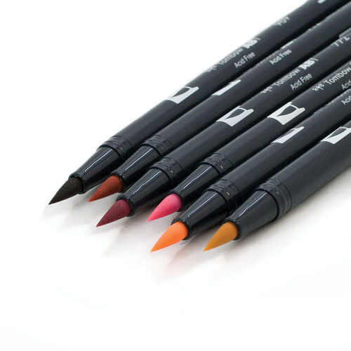 Tombow Dual Brush Pen 993 Chrome Orange