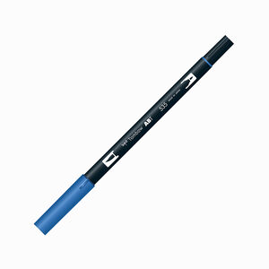Tombow Dual Brush Pen 535 Cobalt Blue - Thumbnail