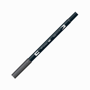 Tombow Dual Brush Pen N35 Cool Gray 12 - Thumbnail