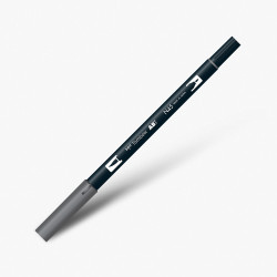 Tombow Dual Brush Pen N45 Cool Gray 10 - Thumbnail