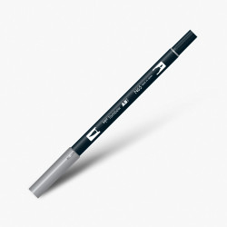 Tombow Dual Brush Pen N65 Cool Gray 5 - Thumbnail