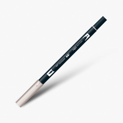 Tombow Dual Brush Pen N89 Warm Gray 1 - Thumbnail