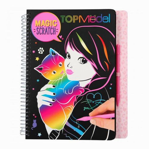 Top Model CAT Magic Scratch Kazıma Boyama Kitabı 6378