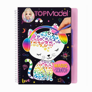 Top Model CAT Magic Scratch Kazıma Boyama Kitabı 8410 - Thumbnail