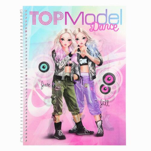 Top Model Dance Sticker ve Boyama Aktivite Kitabı 410202A 7792