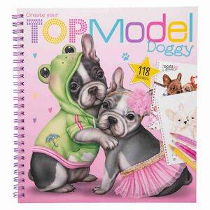 Top Model Doggy Sticker ve Boyama Kitabı 411025 5171 - Thumbnail