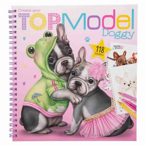 Top Model Doggy Sticker ve Boyama Kitabı 411025 5171