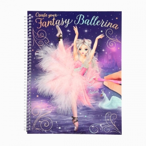 Top Model Fantasy Ballerina Stickerlı Boyama Kitabı 0410195_A 7631 - Thumbnail