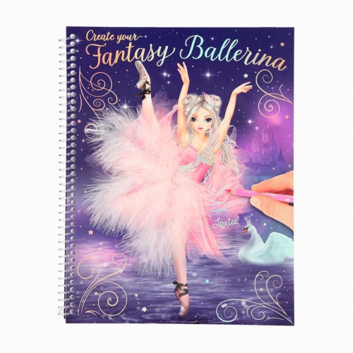 Top Model Fantasy Ballerina Stickerlı Boyama Kitabı 0410195_A 7631