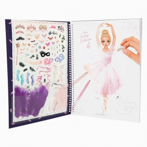 Top Model Fantasy Ballerina Stickerlı Boyama Kitabı 0410195_A 7631 - Thumbnail