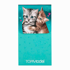 Top Model Magnetli Kapak Notluk Cats Yeşil 10802A - Thumbnail