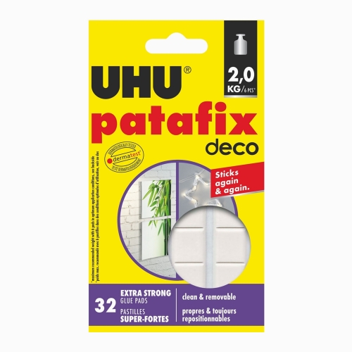UHU Patafix Deco 32 Ad. Ekstra Güçlü Beyaz Hamur Yapıştırıcı 40660 6603