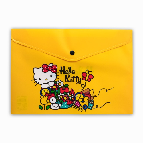 Umix A4 Çıtçıtlı Dosya Hello Kitty Sarı U1120HK-KRS 9563