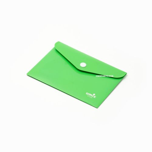 Umix Çıtçıtlı Zarf Dosya A6 Yeşil 8160