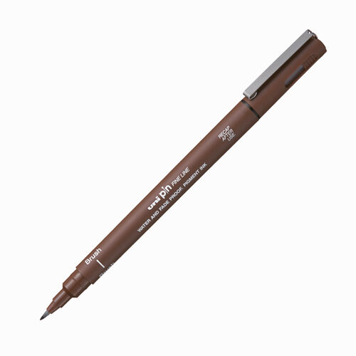 Uni Pin Brush Fırça Uçlu Kalem BR-200 Sepia 0855